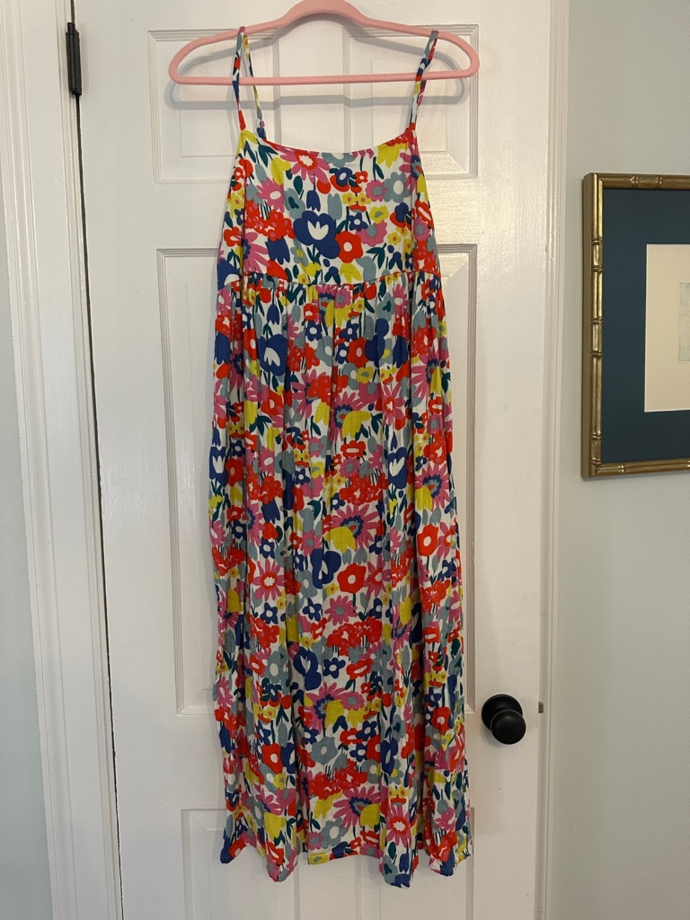 Hanna Andersson Floral Maxi Dress Size M